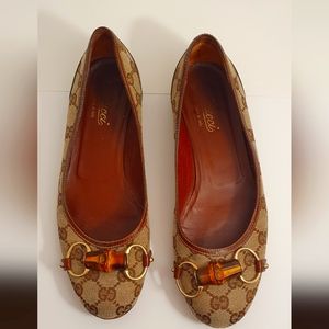 GUCCI Bamboo Horsebit Flat
